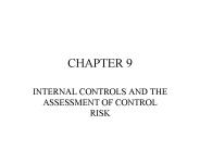 INTERNAL CONTROLS AND THE ASSESSMENT OF CONTROL RISK