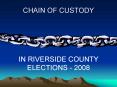 CHAIN OF CUSTODY PowerPoint PPT Presentation