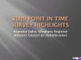 2009 Point in Time Survey Highlights PowerPoint PPT Presentation