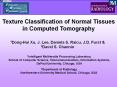 Texture Classification of Normal Tissues in Computed Tomography PowerPoint PPT Presentation