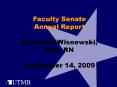 Faculty Senate PowerPoint PPT Presentation