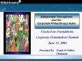 Stakeholder Perceptions and the Corporate Philanthropy Index PowerPoint PPT Presentation