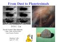 From Dust to Planetesimals PowerPoint PPT Presentation