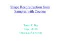 Shape Reconstruction from Samples with Cocone PowerPoint PPT Presentation