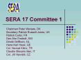 SERA 17 Committee 1 PowerPoint PPT Presentation