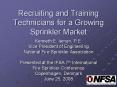 Recruiting and Training Technicians for a Growing Sprinkler Market PowerPoint PPT Presentation