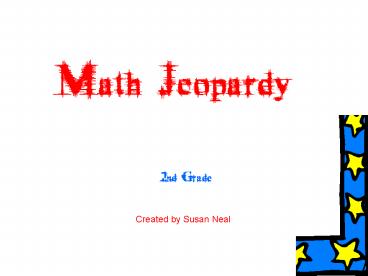 Math Jeopardy