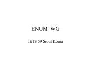 ENUM WG