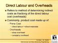 Direct Labour and Overheads PowerPoint PPT Presentation