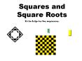 Squares and Square Roots PowerPoint PPT Presentation