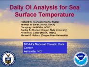 Daily OI Analysis for Sea Surface Temperature