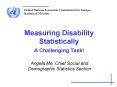 Measuring Disability Statistically A Challenging Task! PowerPoint PPT Presentation
