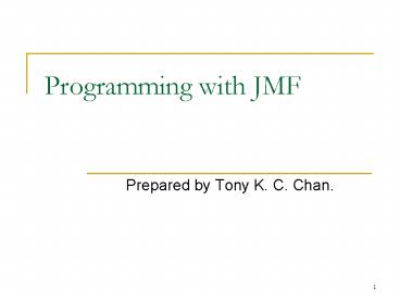 presentation player overlay