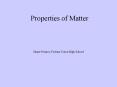 Properties of Matter PowerPoint PPT Presentation