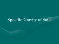 Specific Gravity of Soils PowerPoint PPT Presentation