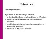 Intensities