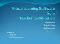 Visual Learning Software from Teacher Certification PowerPoint PPT Presentation