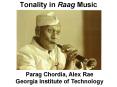 Tonality in Raag Music PowerPoint PPT Presentation