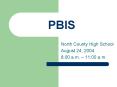 PBIS PowerPoint PPT Presentation
