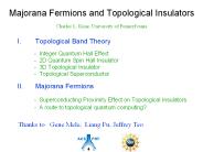 Majorana Fermions and Topological Insulators