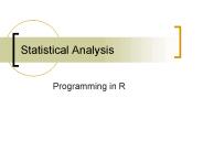 Statistical Analysis
