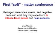 First soft matter conference