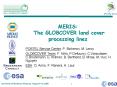 MERIS: The GLOBCOVER land cover processing lines PowerPoint PPT Presentation