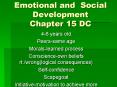 Emotional and Social Development Chapter 15 DC PowerPoint PPT Presentation