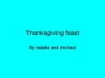Thanksgiving feast PowerPoint PPT Presentation