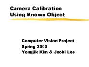 Camera Calibration Using Known Object