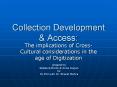 Collection Development PowerPoint PPT Presentation