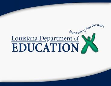 Louisiana Department of Education