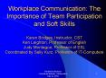 Workplace Communication: The Importance of Team Participation and Soft Skills Karen Bridges, Instruc PowerPoint PPT Presentation