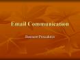 Email Communication PowerPoint PPT Presentation