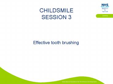 CHILDSMILE SESSION 3