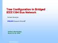 Tree Configuration in Bridged IEEE1394 Bus Network PowerPoint PPT Presentation