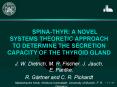 SPINATHYR: A NOVEL SYSTEMS THEORETIC APPROACH TO DETERMINE THE SECRETION CAPACITY OF THE THYROID GLA PowerPoint PPT Presentation