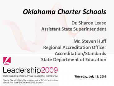 Oklahoma Charter Schools