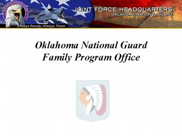 Oklahoma National Guard Family Program Office