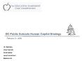 DC Public Schools Human Capital Strategy PowerPoint PPT Presentation