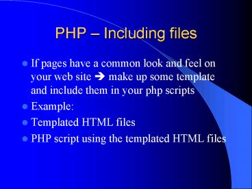 presentation player overlay