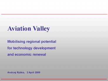 Aviation Valley