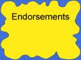 Endorsements PowerPoint PPT Presentation