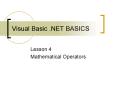 Visual Basic 'NET BASICS PowerPoint PPT Presentation