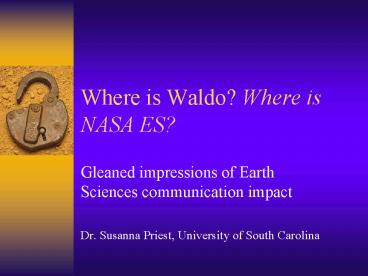 Where is Waldo Where is NASA ES