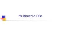 Multimedia DBs