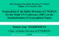 10th Meeting of the Baltic Division of UNGEGN  Tallinn, 12-13 October, 2006 _______________________________________________ PowerPoint PPT Presentation
