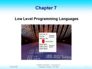 Low Level Programming Languages