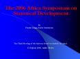 Population and Housing Censuses Activities in the African Region: Key Issues and Challenges PowerPoint PPT Presentation