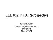 IEEE 802.11i: A Retrospective